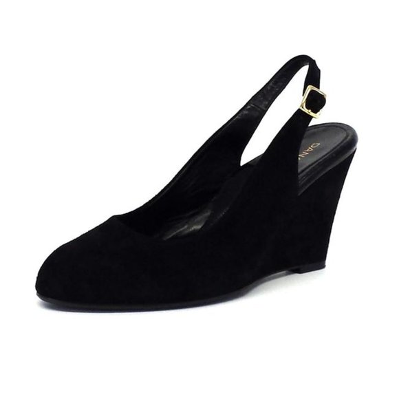 DANA DAVIS 'Cervinia' Slingback Wedge Heels - Picture 1 of 11